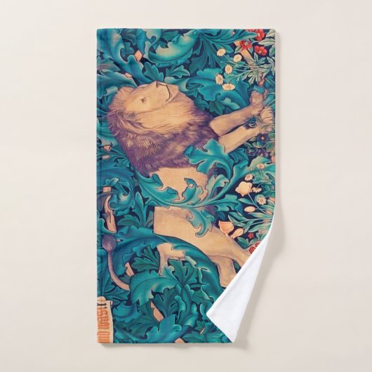 Tiere im Wald, William Morris Badetuch Badhandtuch Set (Handtuch)