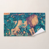Tiere im Wald, William Morris Badetuch Badhandtuch Set (Handtuch)