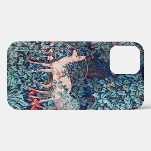 Tiere im Wald, William Morris Case-Mate iPhone Hülle (Rückseite (Horizontal))