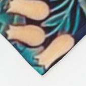 Tiere im Wald, William Morris Fleecedecke (Ecke)