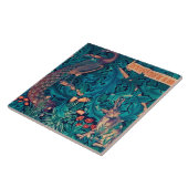 Tiere im Wald, William Morris Fliese (Seite)