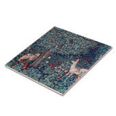 Tiere im Wald, William Morris Fliese (Seite)