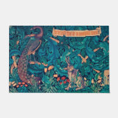 Tiere im Wald, William Morris Fußmatte (Vorderseite)