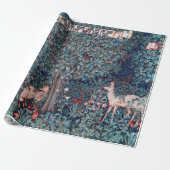 Tiere im Wald, William Morris Geschenkpapier (Ungerollt)