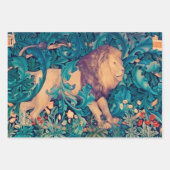 Tiere im Wald, William Morris Geschenkpapier Set (Vorderseite 2)