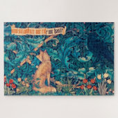 Tiere im Wald, William Morris Jigsaw Puzzl Puzzle (Horizontal)
