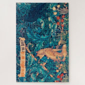 Tiere im Wald, William Morris Jigsaw Puzzl Puzzle (Vertikal)
