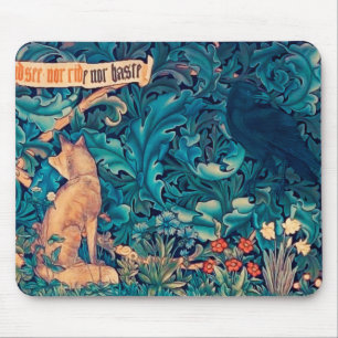 Tiere im Wald, William Morris Mouse Pad Mousepad
