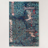 Tiere im Wald, William Morris Puzzle (Vertikal)