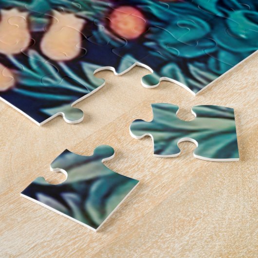 Tiere im Wald, William Morris Puzzle (Seite)