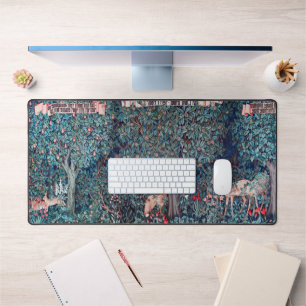 Tiere im Wald, William Morris Schreibtischunterlage