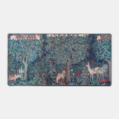 Tiere im Wald, William Morris Schreibtischunterlage (Vorderseite)