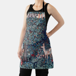 Tiere im Wald, William Morris Schürze