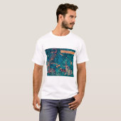 Tiere im Wald, William Morris T-Shirt (Vorne ganz)