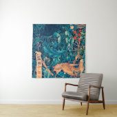 Tiere im Wald, William Morris Tapestry Wandteppich (Beispiel)