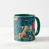Tiere im Wald, William Morris Tasse (VorderseiteRechts)