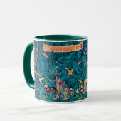 Tiere im Wald, William Morris Tasse (Vorderseite Links)