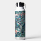 Tiere im Wald, William Morris Trinkflasche (Vorderseite)
