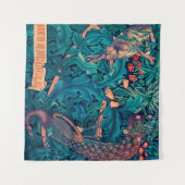 Tiere im Wald, William Morris Wandteppich (Vorderseite)