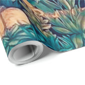 Tiere im Wald, William Morris Wrapping Pap Geschenkpapier (Rolleneckpunkt)
