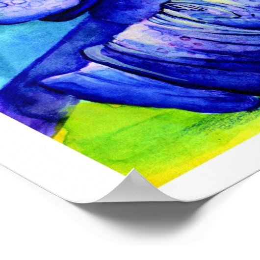 Tiere im Zimmer Poster (Ecke)