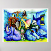 Tiere im Zimmer Poster (Vorne)