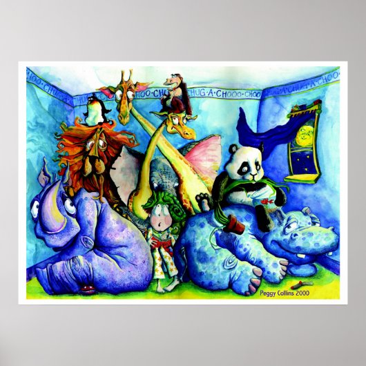 Tiere im Zimmer Poster (Vorne)