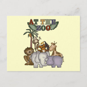 Tiere im Zoo - Tshirts und Geschenke Postkarte