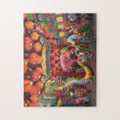 Tiere in der China-Stadt Puzzle (Vertikal)