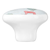 Tiere in der Heißluft steigt Keramik-Griff im Keramikknauf (Seitenansicht)