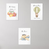 Tiere in der Kinderzimmer-Dekoration Bilderwand Sets (Vorderseite)