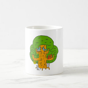 Tiere in einem Baum Kaffeetasse