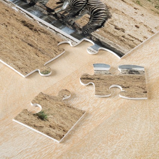 Tiere in einem Waterhole Puzzle (Seite)