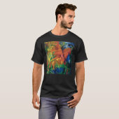 Tiere in einer Landschaft (1914) von Franz Marc   T-Shirt (Vorne ganz)
