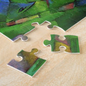 Tiere in einer Landschaft von Franz Marc Puzzle (Seite)