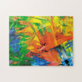 Tiere in einer Landschaft von Franz Marc Puzzle (Horizontal)