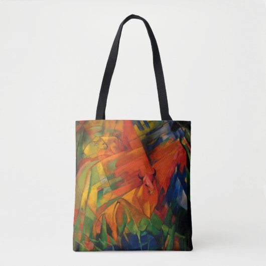 Tiere in einer Landschaft von Franz Marc Tasche (Vorderseite)