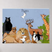 Tiere in Frieden Poster (Vorne)