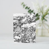 Tiere in Frieden Postkarte (Stehend Vorderseite)