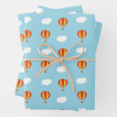 Tiere in Heißluftballon Geschenkpapier Set (Beispiel)