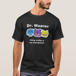 Tiere in Klammernpersonalisierten Orthodontists T-Shirt