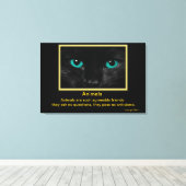 Tiere inspirierende Zitate 8 Leinwanddruck (Insitu (Holzboden))