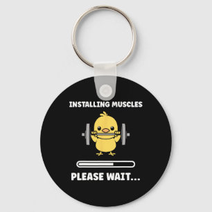 Tiere installieren Muskeln Fitness Bodybuilding Ch Schlüsselanhänger