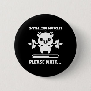 Tiere installieren Muskeln Fitness Bodybuilding Pi Button