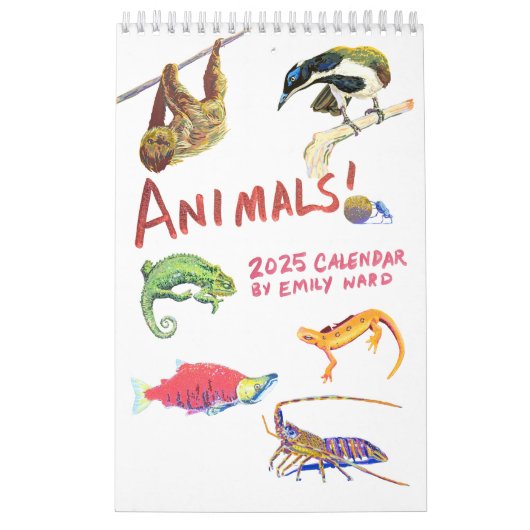 Tiere! Kalender 2025 (Titelbild)