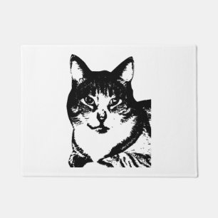 Tiere,Katze,Katzen,Tier,Haustier,Katze,Tiger,Wildk Fußmatte