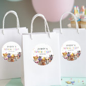 Tiere Kinder Geburtstag Runder Aufkleber