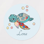 Tiere Kunterbunt Etiketten (Design 2)