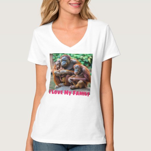 Tiere leben zusammen T-Shirt (Vorderseite)