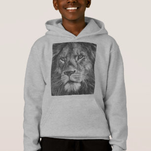 Tiere Löwengesicht Kindermädchen Kleidung Hoodie